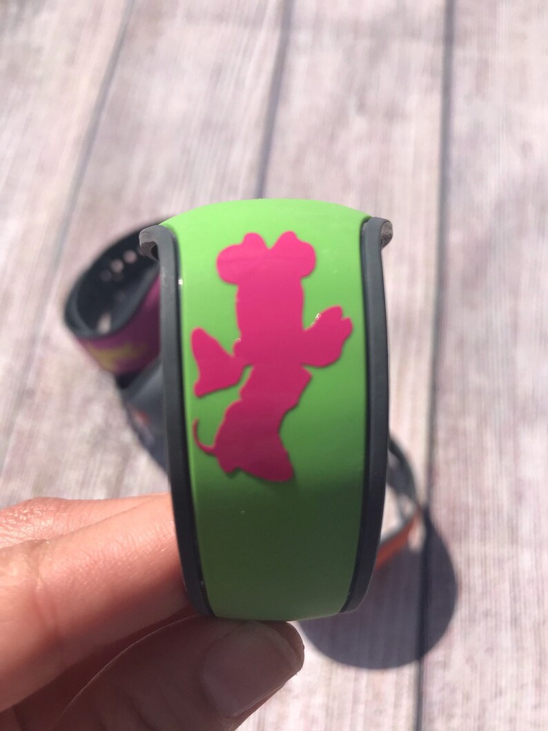 Set of 5 Disney Magic Band Decal Stickers Mickey Minnie Etsy