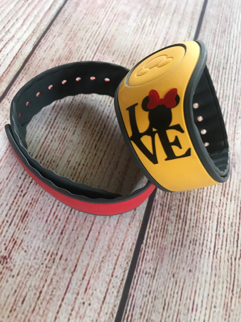 Set of 2 Disney Magic Band Mickey Love decal Etsy