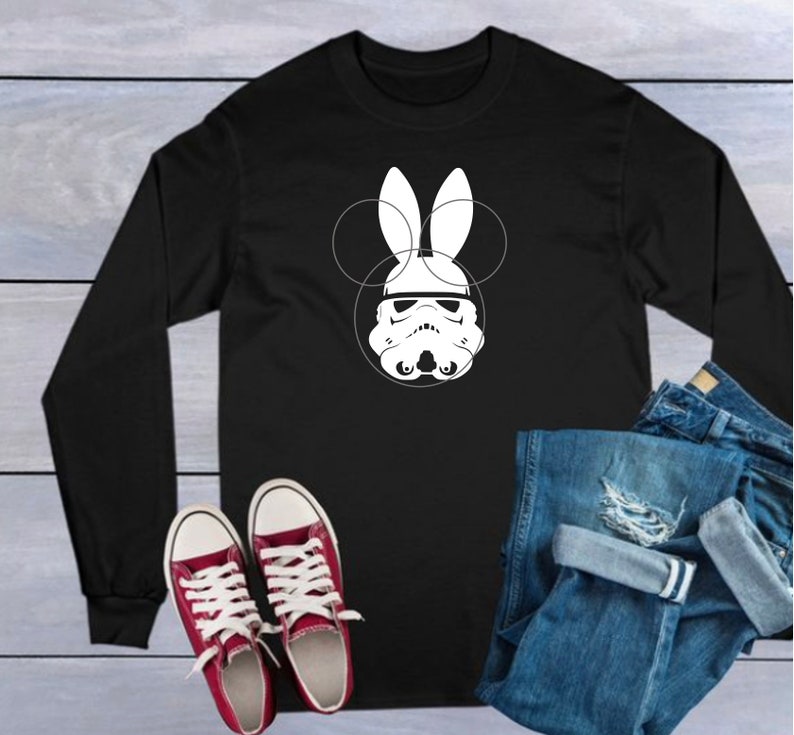 Storm Trooper With Bunny Ears SVG Cutting File Easter - Etsy