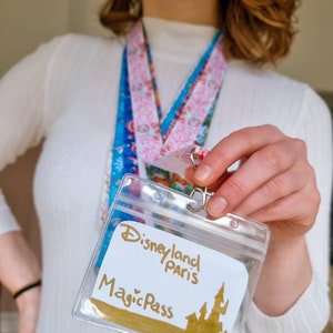 Disney Inspired Lanyard Keycord With Card Holder – Pixar Inspired Lanyard  - Mickey Mouse Keycords – MagicPass Holder –Disney Park Accessory