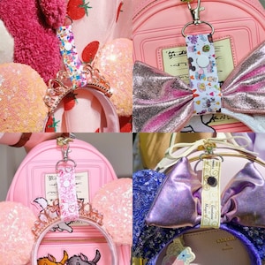 Ear Holder Bag Listing 2 of 4 – Disney Ear Holder - Mickey Minnie Ear Holder – Bag Keychain Ears Holder - Ear Holder Backpack - Earholder