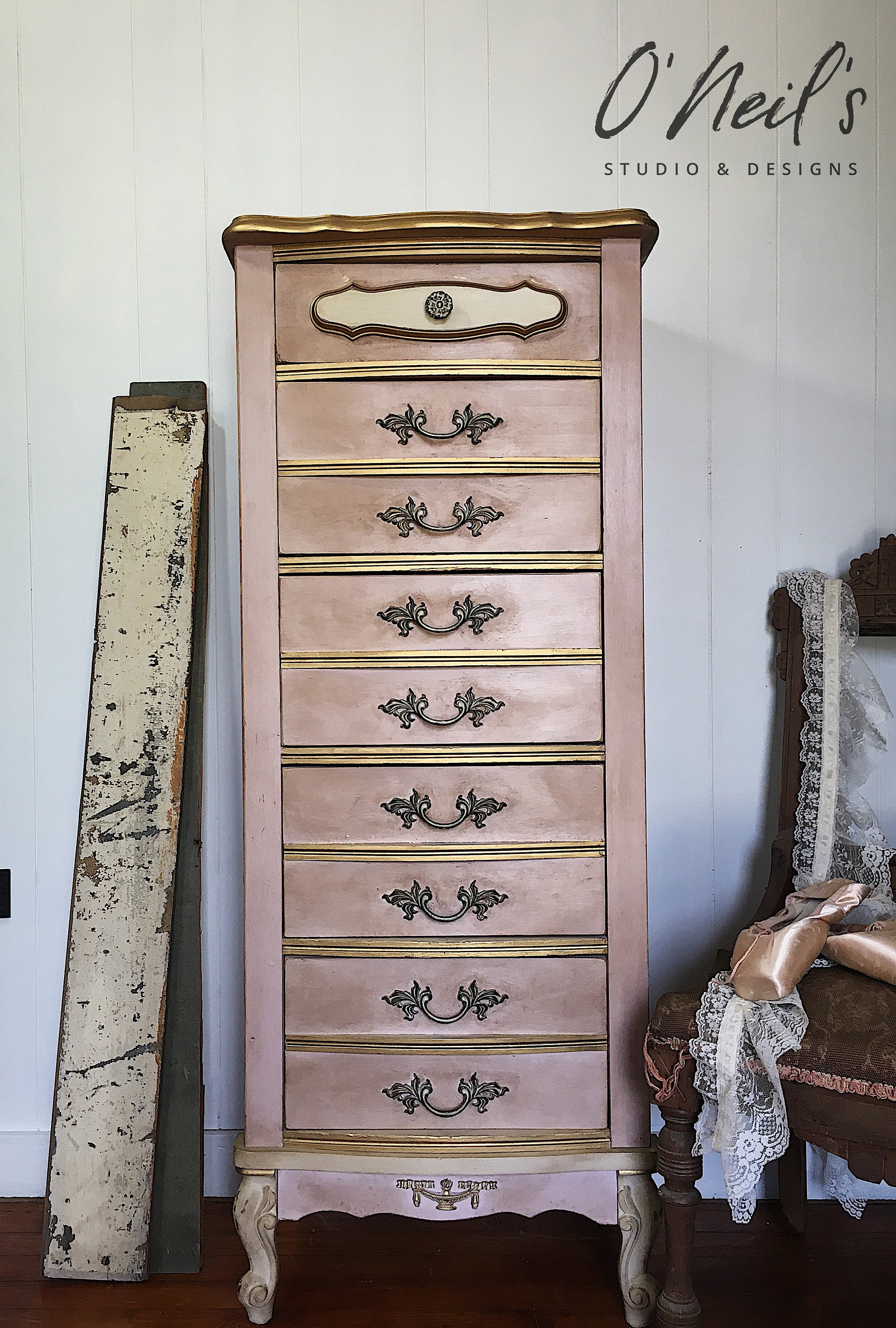 French provincial cheap lingerie chest