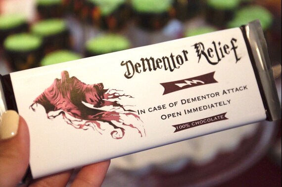 Dementor Relief Chocolate Bar Wraps Harry Potter Inspired Etsy dementor-relief-chocolate-bar-wraps-harry-potter-inspired-etsy