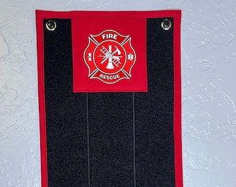 Fire & Rescue - Firefighter - First Responder Patch Board - Premade Ready to Ship