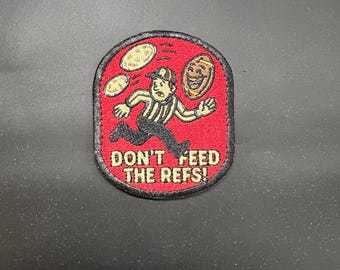 Don't Feed the Refs (Tortilla) - Texas Tech Fan Patch by Blackhat Designs
