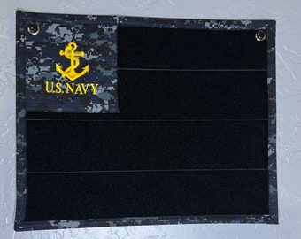 U. S. Navy Patch Board - Premade Ready to Ship