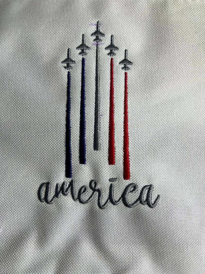 Bandana patriotique Amérique Brodé sur mesure pour les chiens et les gens Fly America