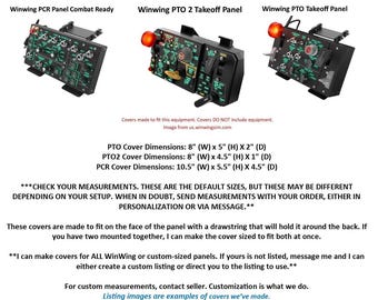 Cubierta antipolvo - Paneles de ventanas (PTO, PTO2, PCR. Personalizados) - Hechos a mano y personalizados