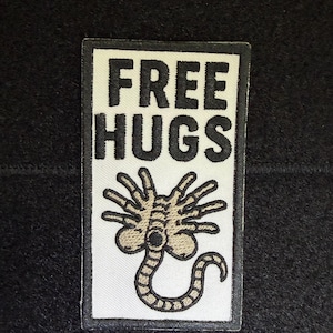 Free hugs from a facehugger Fan Art Patch by Blackhat Designs