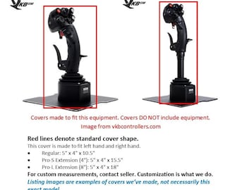 Dust Cover - VKB Gunfighter Stick - Modern and Space Combat Editions - Regular, Pro-S Ext, Pro-L Ext - Handmade & Customized