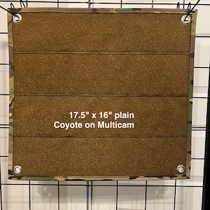 Plain Patch Panel - 17.5&quot;x16&quot; - Coyote/Multicam - READY TO SHIP