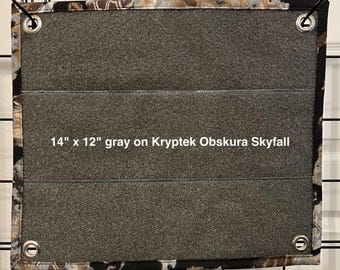 Plain Patch Panel - 14&quot; x 12&quot; - Kryptek Fabric Patch Display Board - READY TO SHIP