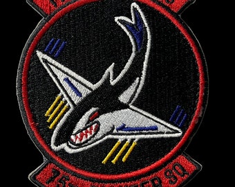 75th Fighter Squadron Tiger Sharks Patch (Replica)- 23vEW Celebration Collection