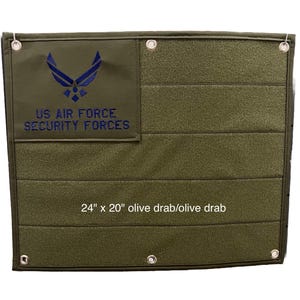 Embroidered Patch Display Board - Custom, Personalized - Military & First Responders