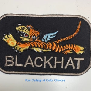 Flying Tigers Callsign Patch Tiger and Callsign