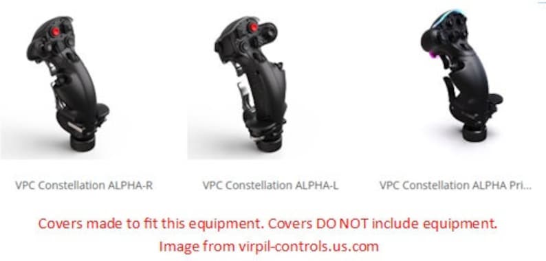 Cover for Virpil Alpha Stick Constellation, Prime, etc. Flight Simulator Dust Cover image 8