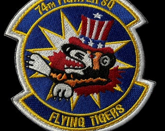 74th Fighter Squadron Flying Tigers Patch (Replica) - 23vEW Celebration Collection