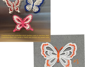 Lace Butterfly Ornament - Bookmark - Gift