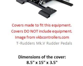Dust Cover - VKB T-Rudder Mk.V Pedals - Handmade & Customized