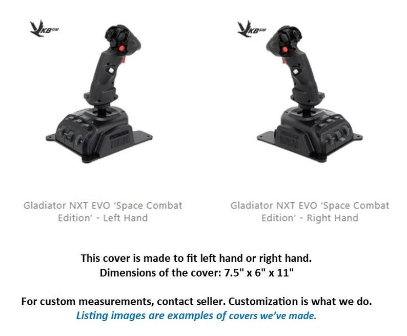 Dust Cover-VKB Gladiator NXT EVO Space Combat Edition - Handmade & Customized image 2