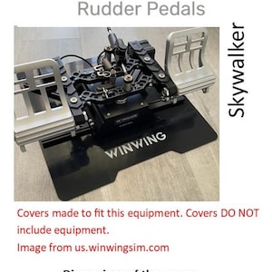 Funda protectora para pedales de timón Winwing Skywalker (hecha a mano y personalizada)