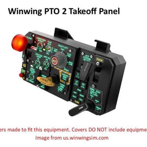 Cover - Winwing Panels (PTO, PTO2, PCR)- - Flight Simulator Dust Cover