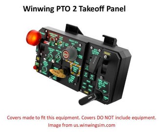 Cover - Winwing Panels (PTO, PTO2, PCR)- - Flight Simulator Dust Cover