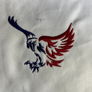 Bandana patriotique Amérique Brodé sur mesure pour les chiens et les gens Eagle