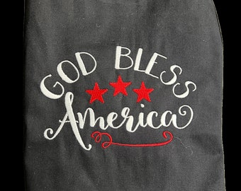 Patriotic Grilling/Kitchen Apron - Custom Embroidered
