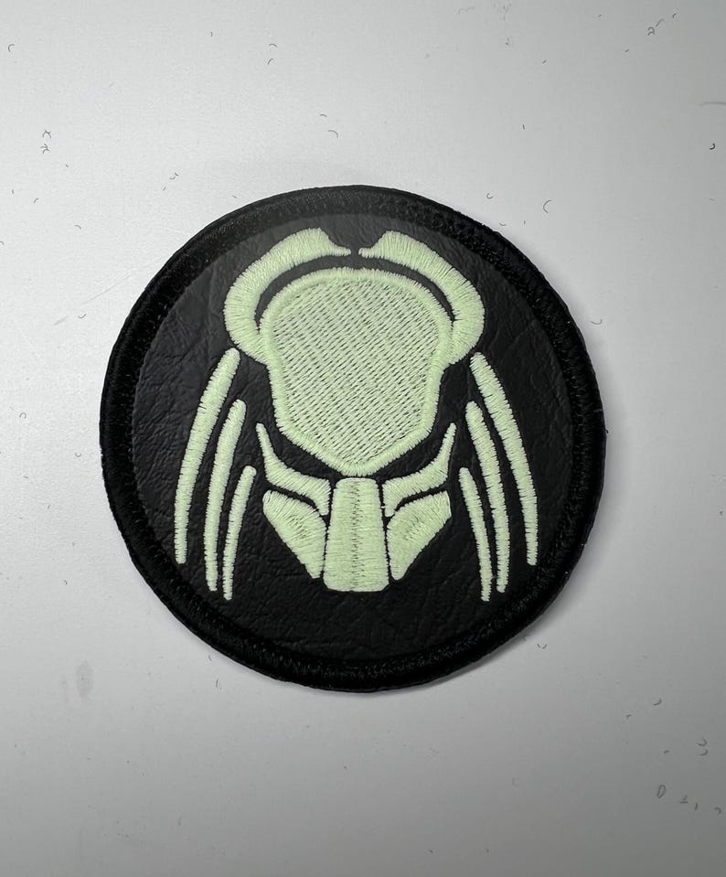 Glow in the Dark Predator Fan Art Patch 3" or 3.5" - Etsy