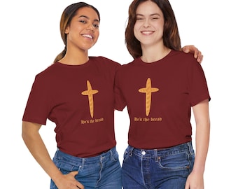 Jesus Bread of Life Tee: Christian Unisex Soft Cotton Shirt