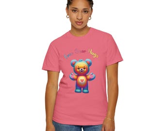Bear Hug T-Shirt: Cozy Unisex Cotton Tee