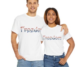 Freedom Declaration T-Shirt: Patriotic Word Puzzle, 4th of July Top