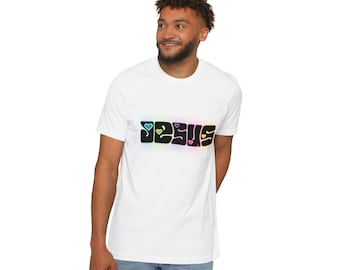 Jesus Love Word Puzzle Tee: Christian Graphic T-Shirt