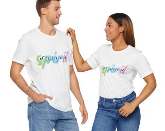 Spirit Filled Wuzzle Tee: Unisex Christian Word Puzzle Shirt
