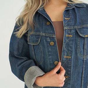 Jaqueta Lee Jean Vintage // Jaqueta Boyfriend // Jaqueta Jeans Azul