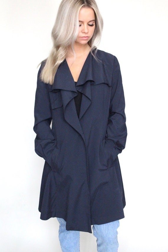 lightweight knee length coat