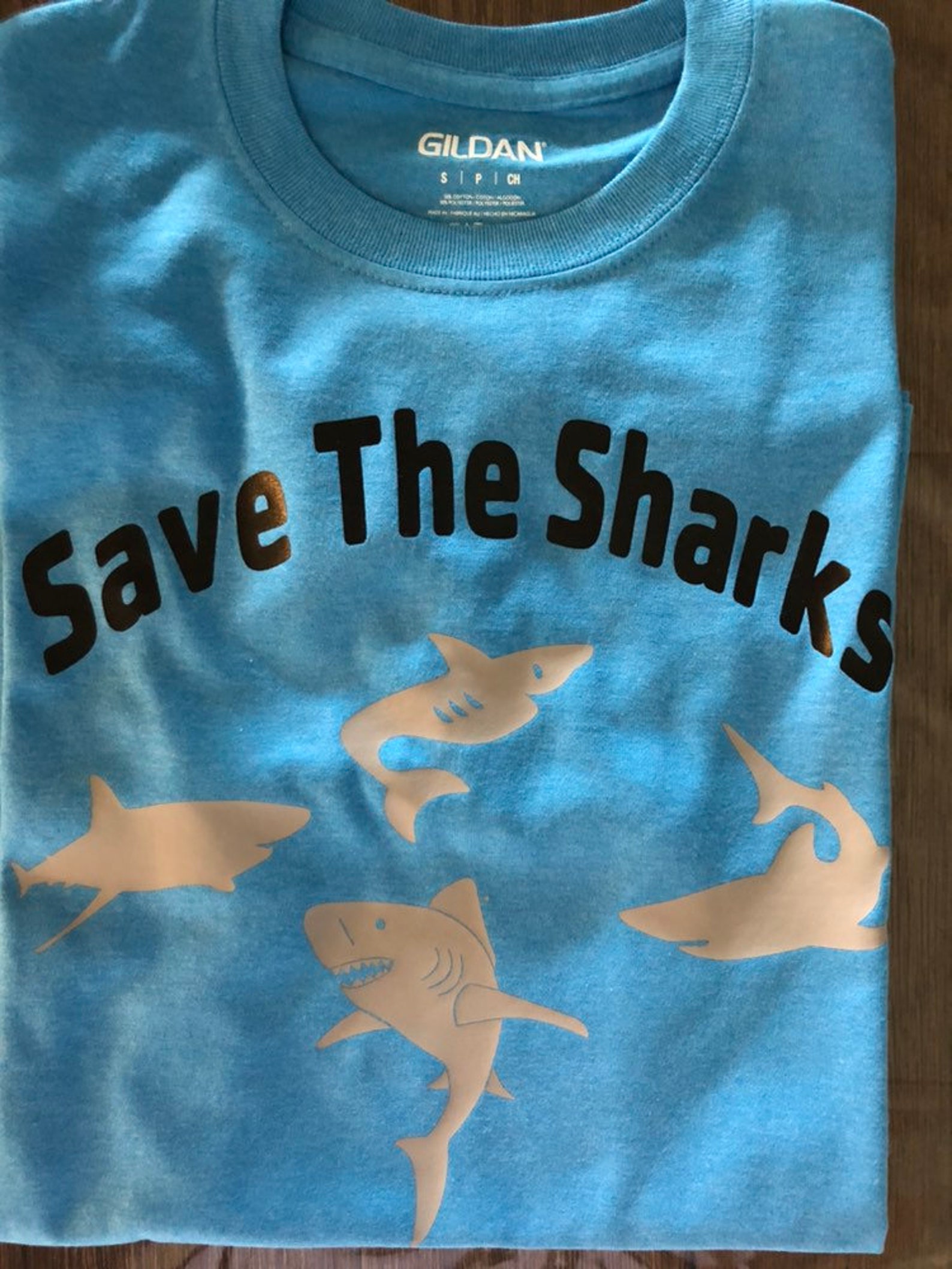 Save the Sharks T-shirt - Etsy