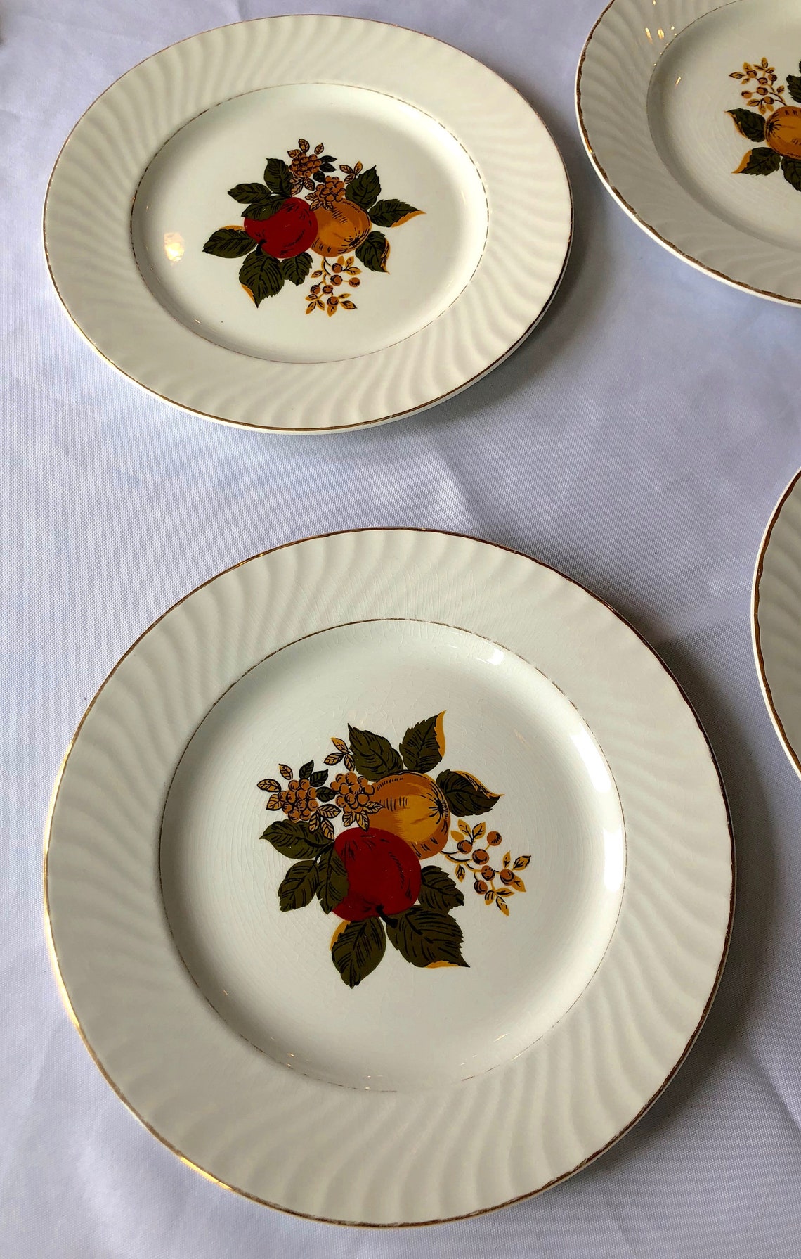 Vintage Wedgwood Dinner Plates Fine China by Enoch Wedgwood Etsy