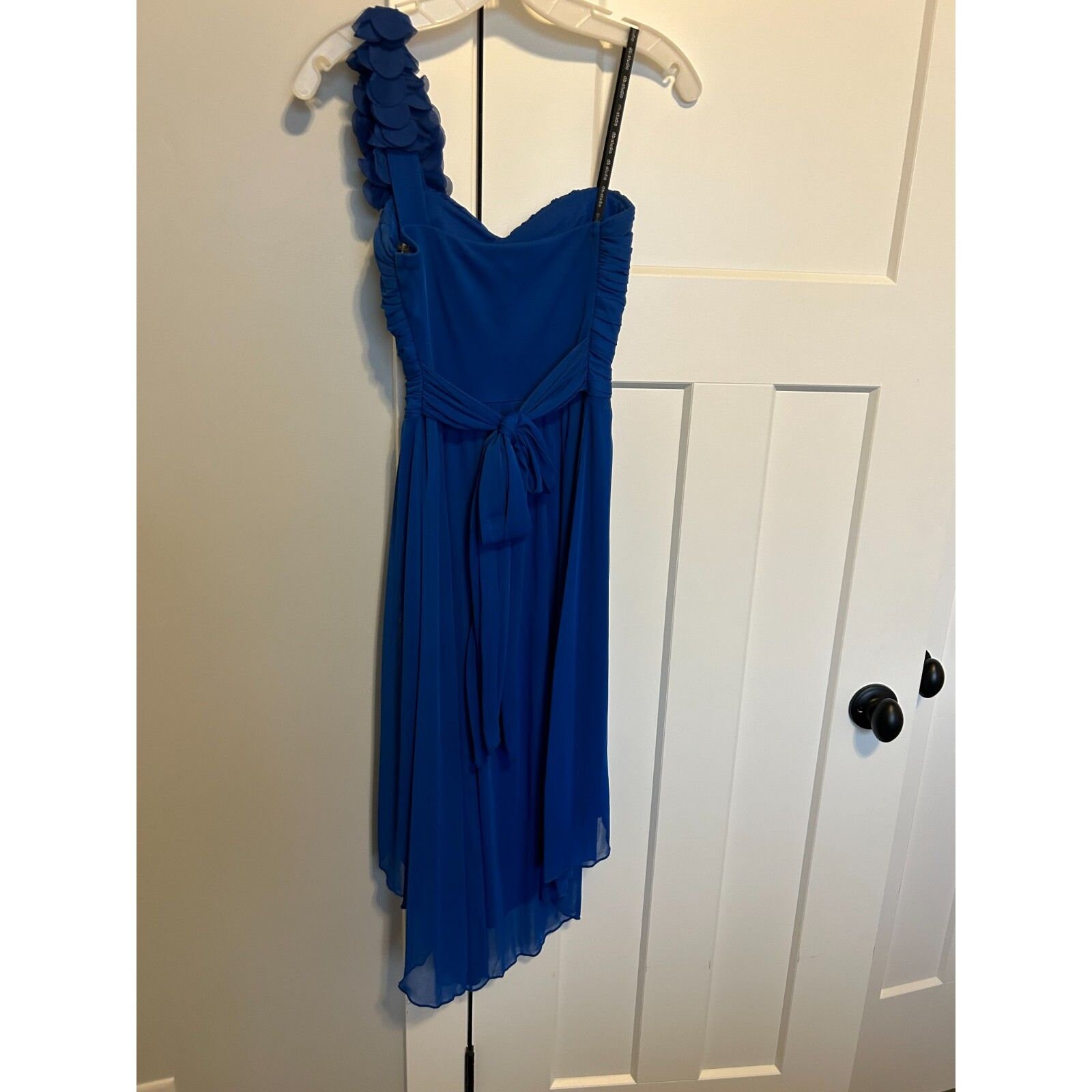 strapless open back dress One Shoulder Mini Dress – BCBGMAXAZRIA main image 1