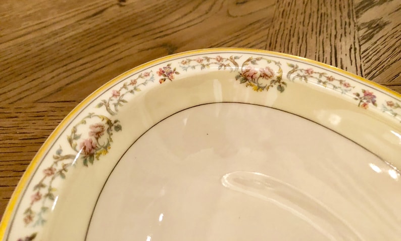 Antoinette Pattern RARE Shipping! 9 Inch Oval Vegetable Serving Bowl by Haviland Limoges FREE U.S