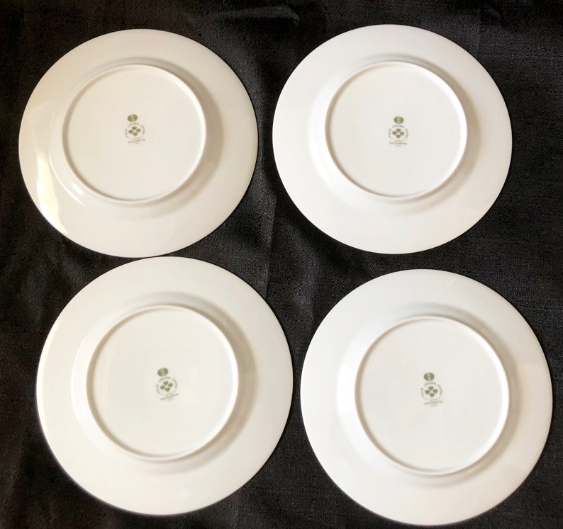 8 available Set of 4 Southampton Pattern Fine China Salad Plates by Four Crown .