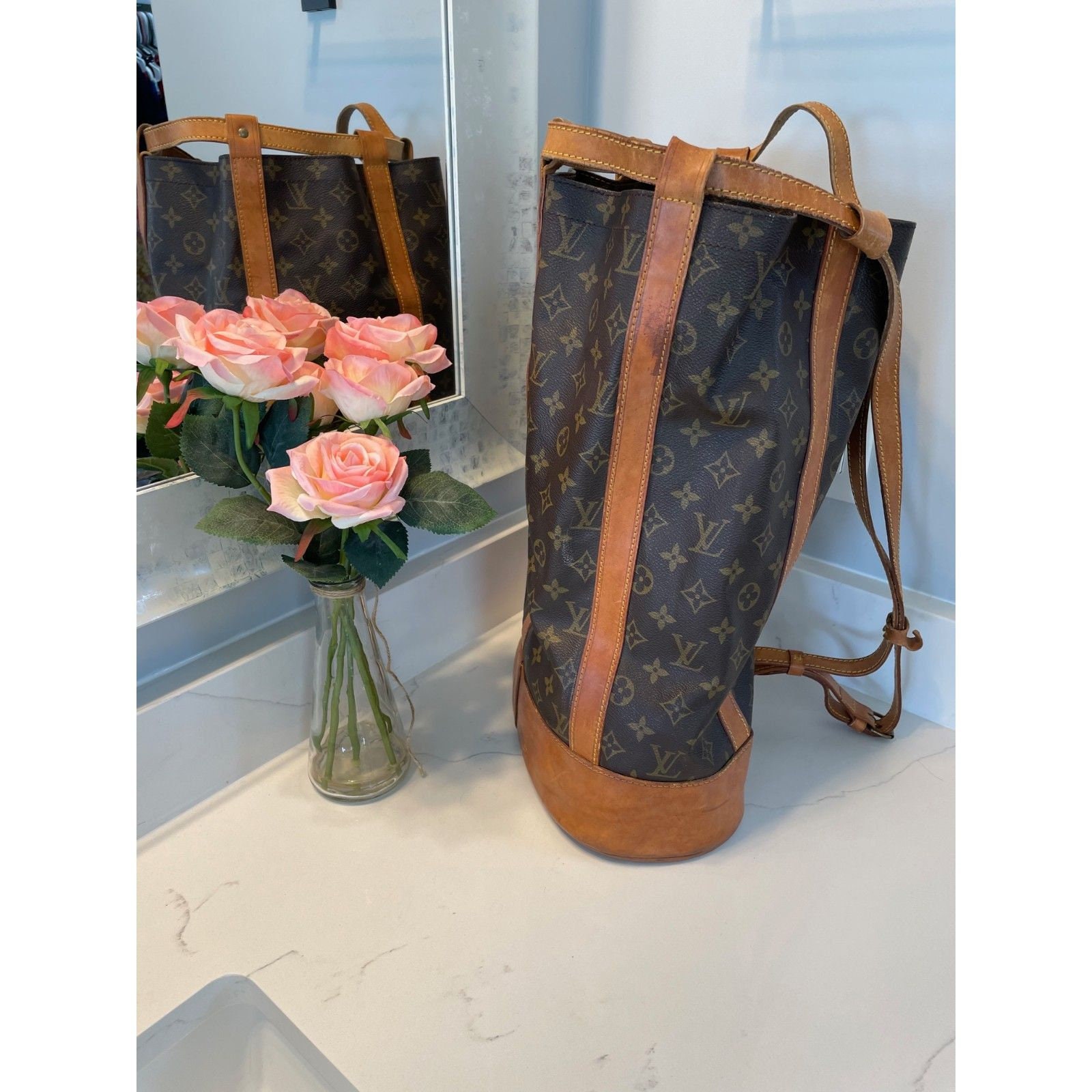 Louis Vuitton Monogram Randonnee PM Backpack My Vintage LV Randonnee PM just arrived from Louis Vuitton  main image 4