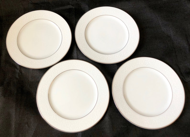 8 available Set of 4 Southampton Pattern Fine China Salad Plates by Four Crown .