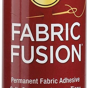 Aleene's 23473 Fabric Fusion Permanent Fabric Adhesive ,Clear,4oz