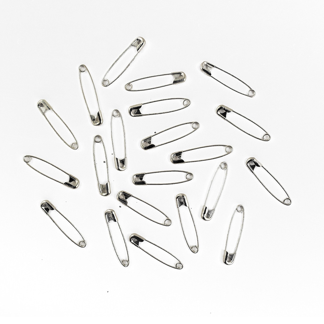 Silver Safety Pins Bulk Size 0 0.875 Inch 1440 Pieces Etsy