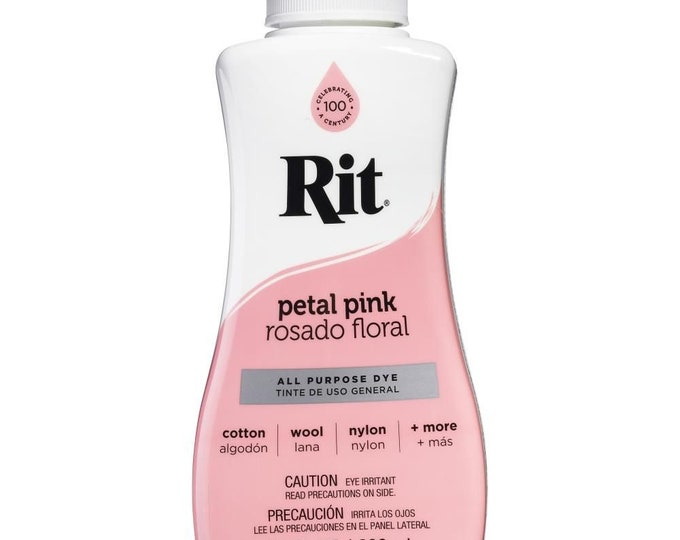 Petal Pink Rit Dye Liquid All Purpose 8oz