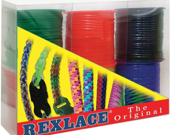 Pepperell Rexlace Lanyard String Plastic Craft Lace 6 Primary Colors