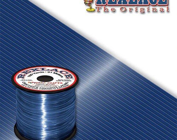 Navy Plastic Rexlace 100 Yard Roll