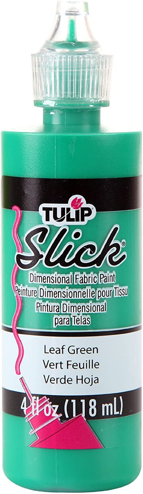 Tulip Dimensional Fabric Paint 4 oz. Slick Black
